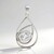 Pendentif en argent et Kunzite blanche (Pallanova)