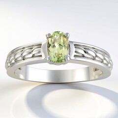 Anello in argento con Diasporo cangiante