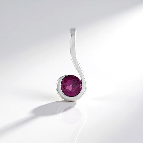 Pendentif en argent et Rhodolite de Naktamunda