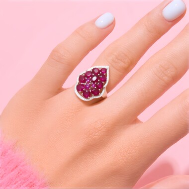 Madagascar Ruby Silver Ring