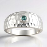 Anello in argento con Alessandrite Brasiliana