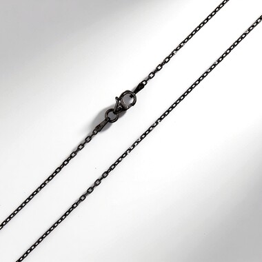 925er Silber-Ankerkette - 2,27 g - 50 cm - rutheniert