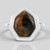Anello in argento con Pietersite Dorata