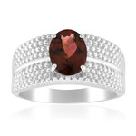 Anello in argento con Rubellite Fino Ouro (de Melo Essence)