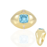 Anillo en plata con Zircón de Ratanak Kirí (Adela Silber)