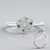 Anello in argento con Diamante I4 (J)