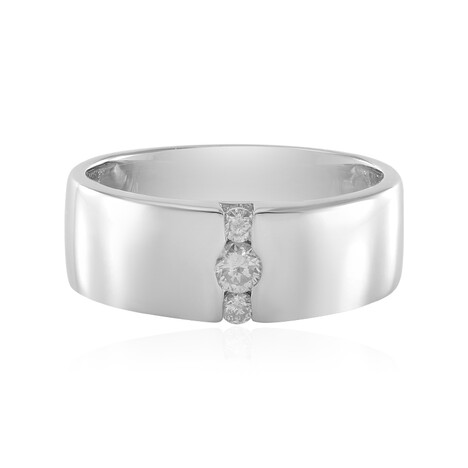 Anillo en plata con Diamante I2 (H) (de Melo Essence)