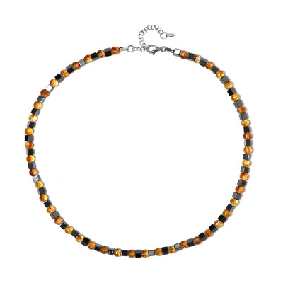 Collana in argento con Citrino (Riya)