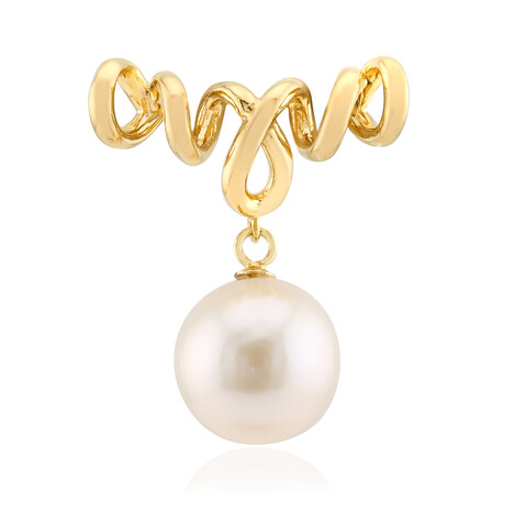 Weiße Süßwasserzuchtperlen-Silberanhänger (MONOSONO COLLECTION)