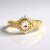 Anello in argento con Petalite