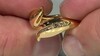 Anillo en plata con Diamante champán I2 (de Melo)