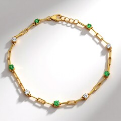 Bracciale in argento con Lemshuku Tsavorite