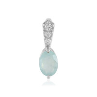 Ciondolo in argento con Opale Paraiba