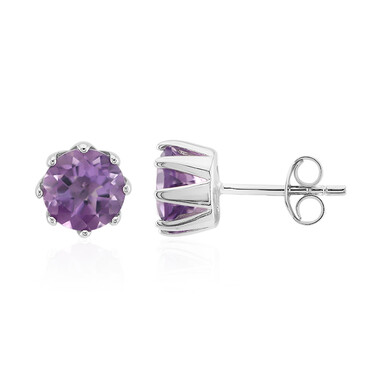 Amethyst-Silberohrringe