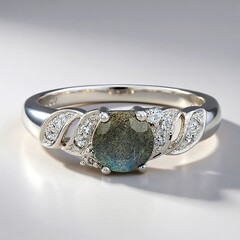 Anello in argento con Spectrolite