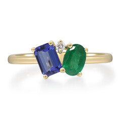 14K AAA Tanzanite Gold Ring (CIRARI)