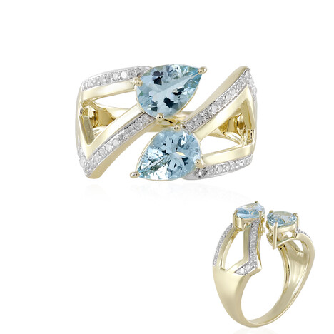 Santa Maria-Aquamarin-Goldring (de Melo)