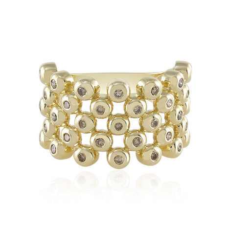 Gouden ring met I2 Champagne Diamanten (de Melo)