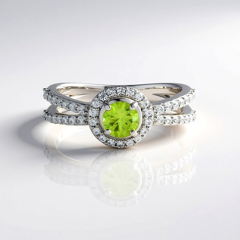 Anello in argento con Sfene