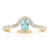 Bague en or et Tourmaline Paraiba du Brésil (AMAYANI)