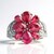 Anillo en plata con Turmalina rosa de Brasil (de Melo Essence)