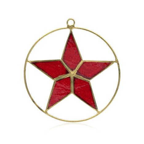 Capiz-Muschel-Dekoanhänger