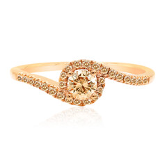 Anello in oro con Diamante Rose de France SI1 di Argyle