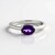 Anello in argento con Ametista del Marocco