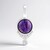 Ciondolo in argento con Charoite