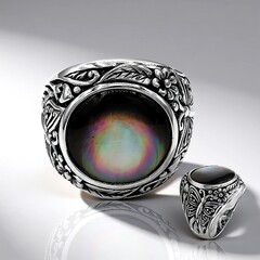 Anello in argento con Madreperla