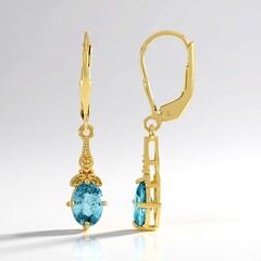 Orecchini in argento con Zircone Ratanakiri