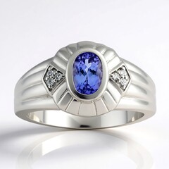 Anello in argento con Tanzanite (Pallanova)