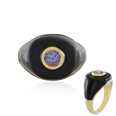 Tanzanite Silver Ring (M de Luca)
