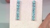 Boucles d'oreilles en argent et Apatite bleue (de Melo Essence)