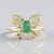 Anello in oro con Smeraldo Zambia (Ornaments by de Melo)