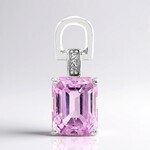 Ciondolo in argento con Kunzite (Pallanova)