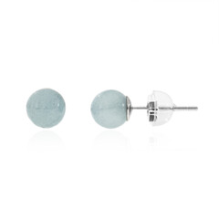 Aquamarine Silver Earrings