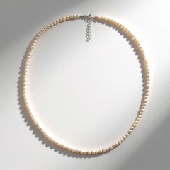 Collana in argento con Perla d'Acqua Dolce Bianca (Joias do Paraíso)