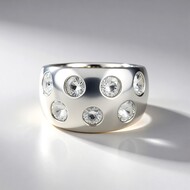 Anello in argento con Zircone