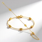 Bracelet en argent et Ambre laiteux de la Baltique (dagen)