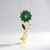 Collana in argento con Smeraldo Zambia (Gems en Vogue)