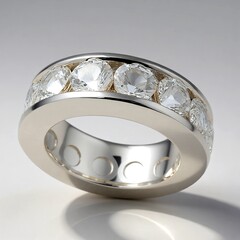 Anello in argento con Danburite