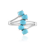 Zilveren ring met Sleeping Beauty Turkooisen (Faszination Türkis)