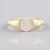 Anello in argento con Opale di Welo