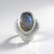 Ciondolo in argento con Labradorite (MONOSONO COLLECTION)