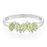 Anillo en plata con Turmalina Paraíba