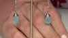 Pendientes en plata con Ónix azul (MONOSONO COLLECTION)