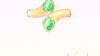 Bague en argent et Chrysoprase (KM by Juwelo)