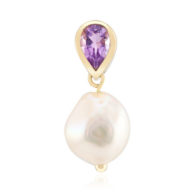 Ciondolo in argento con Perla d'Acqua Dolce Bianca