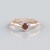 Anello in argento con Zircone Rosa